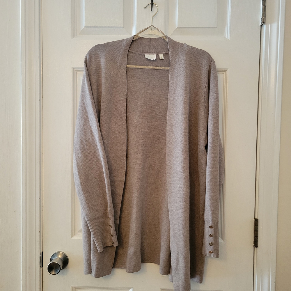 Women's Open Front Cardigan Sweater - Gray